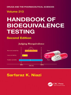 cover image of Handbook of Bioequivalence Testing